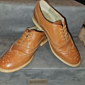 Dress Shoes Wanted Babe Womens Wingtip Shoes Women's 7.5